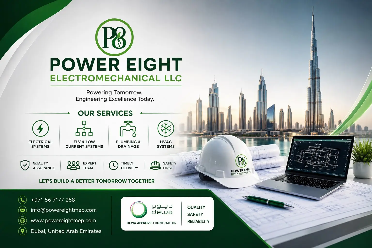 Mohammed Fazaluddin - Managing Director Power Eight Electromechanical LLC