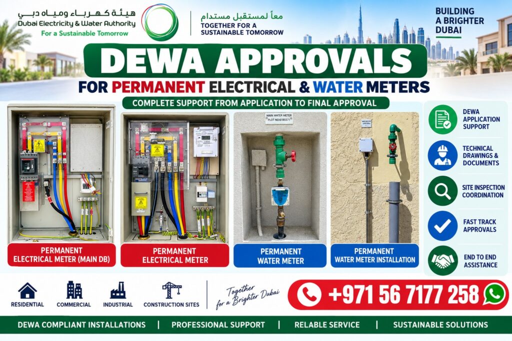 DEWA Permanent Electrical Meter