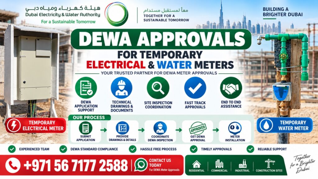 DEWA Temporary Water Meter
